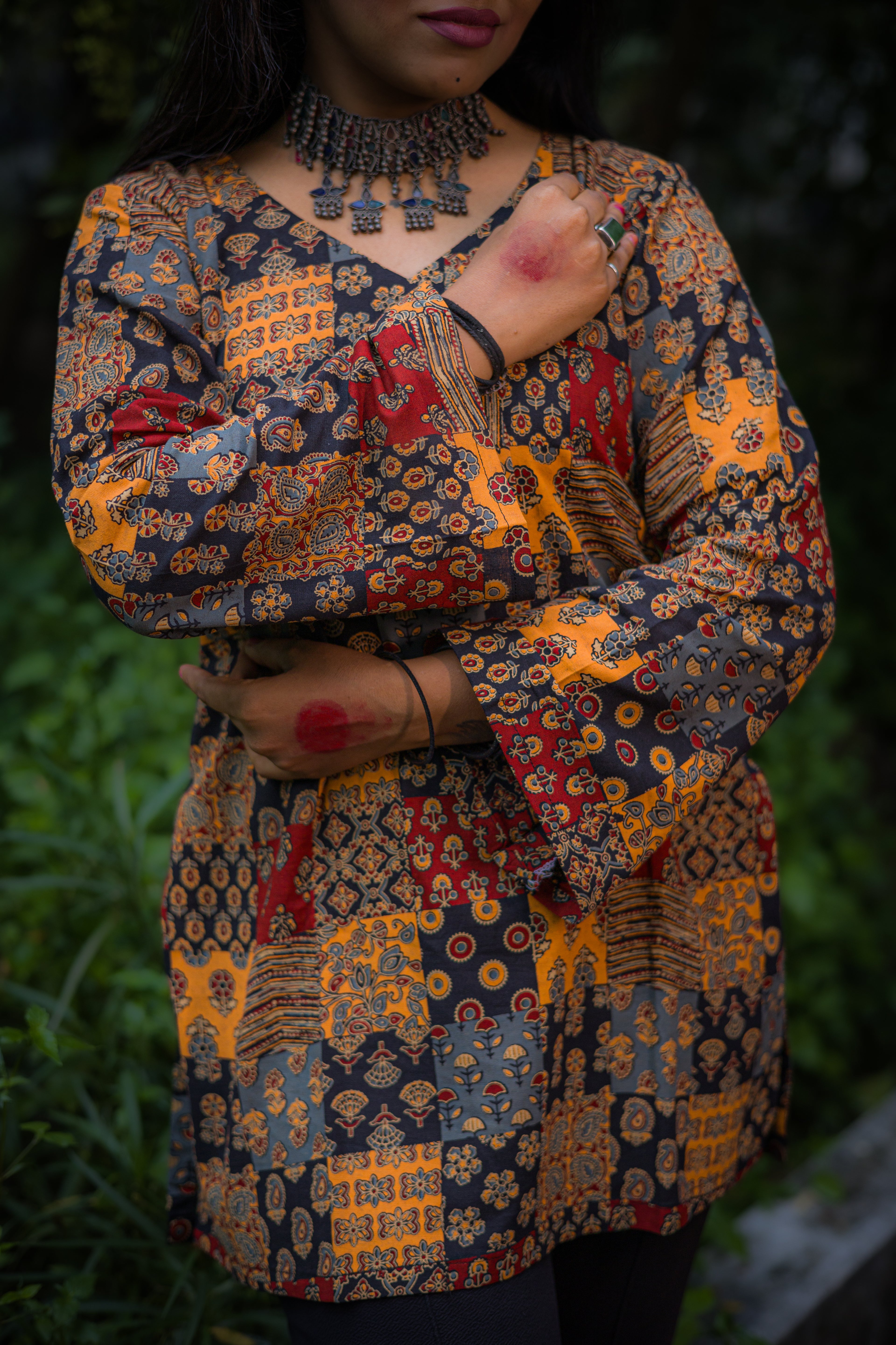 Zoya – Hazrak Heritage Block Kurti